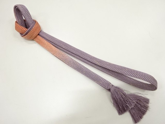 JAPANESE KIMONO / HAND-TIED OBIJIME CORD